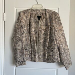 Molly & Maxx Snakeskin Print Jacket